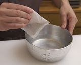 天然だしパックを使った お吸い物作り方1写真
