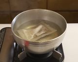 天然だしパックを使った お吸い物作り方2写真