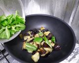 蒟蒻入り茄子の大蒜味煮・・・夏野菜料理作り方6写真