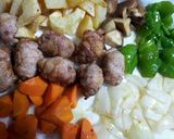 豚小間肉で酢豚♪作り方4写真