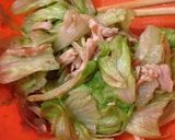 ささ身とレタスの美味しぃ～梅和え作り方4写真