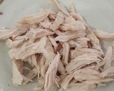 ささ身とレタスの美味しぃ～梅和え作り方1写真