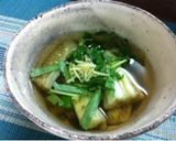 焼き茄子のお吸い物作り方10写真