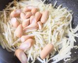 簡単！もやしとウインナーのカルボナーラ作り方7写真