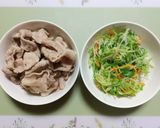 暑い日に食べたい夏の夕飯明太豚しゃぶ素麺作り方3写真