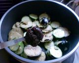 ズッキーニとナスのアンチョビパスタ作り方3写真