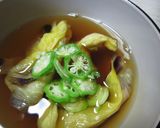 ツルっと♪花オクラのお吸い物作り方10写真