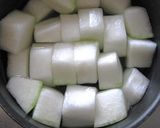 冷たい冬瓜❁白梅酢ジュレかけ作り方6写真