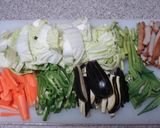 ナスとオクラで八宝菜作り方1写真
