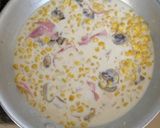とうもろこしでコーンクリームパスタ☆作り方3写真