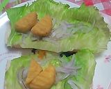 ふんわり食パンで♡♡ナゲットチリサンド♡作り方3写真
