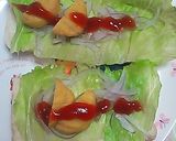 ふんわり食パンで♡♡ナゲットチリサンド♡作り方4写真