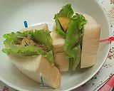 ふんわり食パンで♡♡ナゲットチリサンド♡作り方7写真