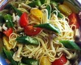 簡単 花おくら冷製パスタ作り方7写真