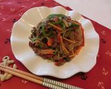 ビールもご飯もススム君♬簡単チャプチェ作り方4写真