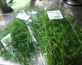 オモニ♪おかひじきとササミ梅胡麻ナムル風作り方1写真