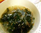 ほっこり♥わかめスープ作り方8写真