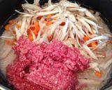 ストウブ で 鶏ごぼう炊き込み御飯♥作り方4写真