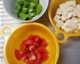 □簡単□オクラ・トマト・豆腐の塩糀和え作り方1写真