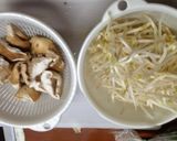 牛肉ともやしのキノコ炒め作り方1写真