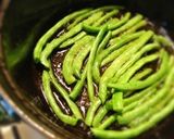 ストウブで◆インゲン素揚げ◆蓋をして作り方5写真