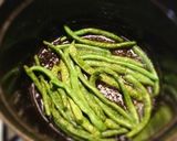 ストウブで◆インゲン素揚げ◆蓋をして作り方6写真