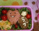 ラブなめこ☆キャラ弁☆作り方6写真
