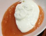ヨーグルトクリーム・いちじくピューレ添え作り方5写真