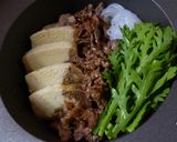 ジュワっとあふれる！凍み豆腐のすき焼き風作り方5写真