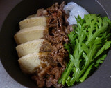 ジュワっとあふれる！凍み豆腐のすき焼き風作り方5写真