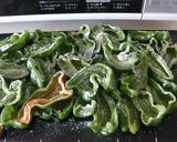 ピーマンの肉詰め★和風めんつゆしぐれ♬作り方3写真