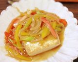 フライパン1つ☆野菜あんかけ豆腐ステーキ作り方7写真
