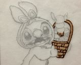 スティッチキャラケーキ♪♪作り方1写真