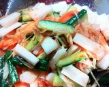すぐ食べられる☆水キムチ風即席漬け作り方4写真