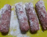 ちくわでボリュームアップ！棒ハンバーグ作り方6写真