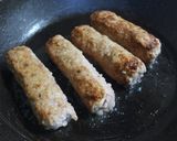 ちくわでボリュームアップ！棒ハンバーグ作り方7写真