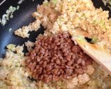 簡単☆ランチ☆キャベツ入り納豆チャーハン作り方6写真