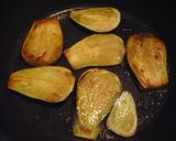 水茄子添えの温たまのせキーマカレー作り方4写真