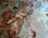 簡単海老のトマトクリームパスタ作り方2写真