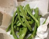 ストウブで◆インゲン素揚げ◆蓋をして作り方1写真