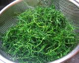 オモニ♪おかひじきとササミ梅胡麻ナムル風作り方5写真