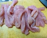 鶏胸肉ときゅうりの甘味噌酢炒め作り方1写真