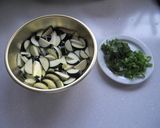 茄子とピーマンとしその葉の味噌炒め作り方2写真