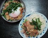 オクラと豚バラ元気丼とぶっかけソーメン作り方6写真