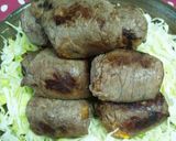 余ったチキンライスで作る簡単ずぼら肉まき作り方8写真