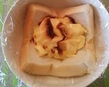 ♡♡ふんわり食パンで♡♡プリンロール♡♡作り方3写真