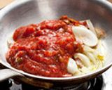 ヨーグルトトマトクリームパスタ作り方4写真