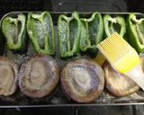 ピーマンとしいたけのジューシー肉詰め♪作り方2写真