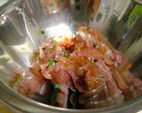 洋風鰺のたたき (バルサミコ風味)作り方3写真