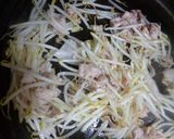 もやし入りの焼きそば作り方1写真
